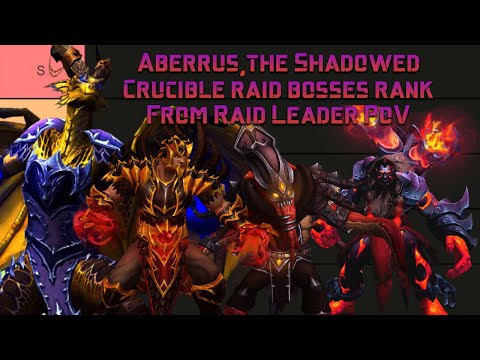 Aberrus, the Shadowed Crucible - Boss Tier List