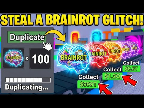 Steal a Brainrot DUPE GLITCH LIVE | STEAL A BRAINROT FREE SECRETS + FREE BRAINROT GODS GIVEAWAY!