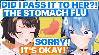 Suisei Thinks She Gave Subaru A Stomach Flu (Suisei & Subaru / Hololive) [Eng Subs]