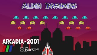 Alien Invaders Emerson Arcadia Gameplay ( No Commentary )