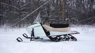 Самодельные снегоходы для рыбалки своими руками