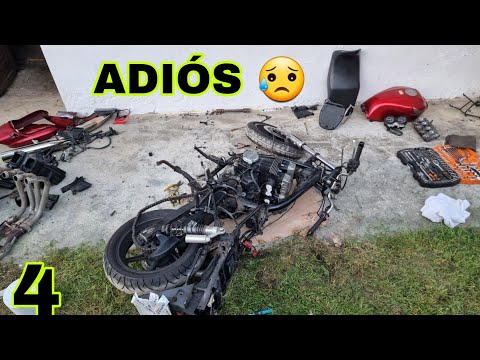 😥ADIOS MOTO ZOMBI ✂️ Desguazar moto en 10 minutos 🛠️ Honda CB 750