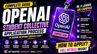 OpenAI Student Collective 2026 | Complete Application Guide | Full App