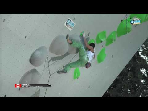 IFSC Climbing World Cup Villars 2016   Lead   Finals   Men   Sean Mccoll mp4