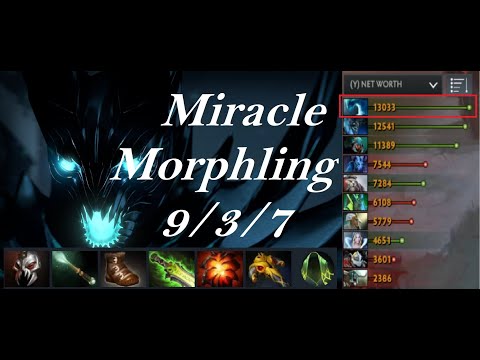 Miracle- Morphling - outsmart by strategy - Aggressive Mode vs Nigma Full Game2 - Dota2