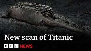 New Titanic scan reveals ground-breaking details of ship's final hours | BBC News