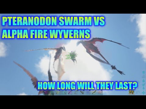 PTERANODON SWARM VS ALPHA WYVERNS
