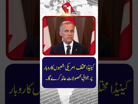 کینیڈا امریکی معیشت کے مختلف شعبوں پر جوابی ٹیرف عائد کرے گا۔