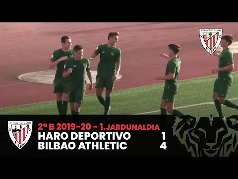 ⚽️ Resumen I J1. 2ªDiv. B 2019-20 I Haro Deportivo 1-4 Bilbao Athletic I Laburpena