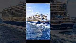 A GIANT Cruise Ship in the middle of the Mediterranean Sea #sailaway