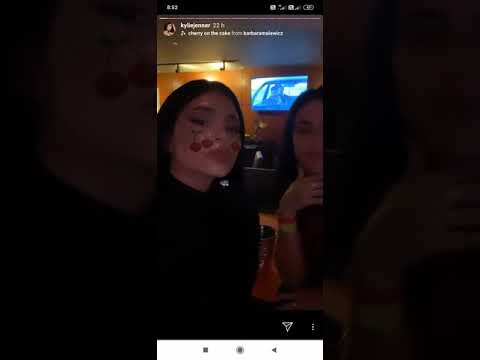 #kylie Jenner Instagram stories 01/12/2020