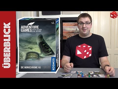 Die Monochrome AG - Adventures Games ●  (Phil Walker-Harding / Matthew Dunstan, KOSMOS 2019)