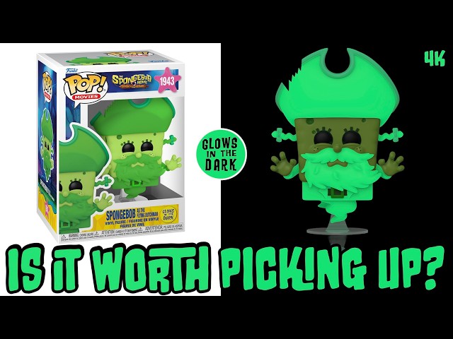 Vídeo relacionado con Funko Spongebob Squarepants The Spongebob Movie - Spongebob As The Flying Dutchman (Glow in The Dark) Vinyl Figur 1943 Sin
