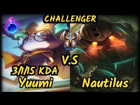 Hoit (YUUMI) vs NAUTILUS - 3/1/15 KDA BOTTOM SUPPORT CHALLENGER GAMEPLAY - KR