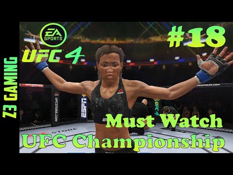 UFC Championship (MUST WATCH)|EA Sports UFC 4-*Women's Bantamweight Career Mode*: #18