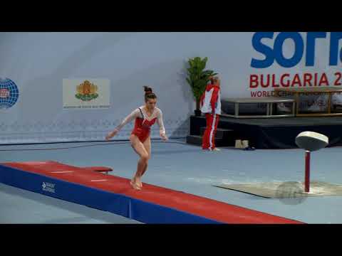 CALLON Lea (FRA) - 2017 Trampoline Worlds, Sofia (BUL) - Qualification Tumbling Routine 2
