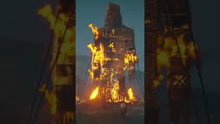 Burning the harvest king !! #assassinscreedvalhalla Wickerman #festival