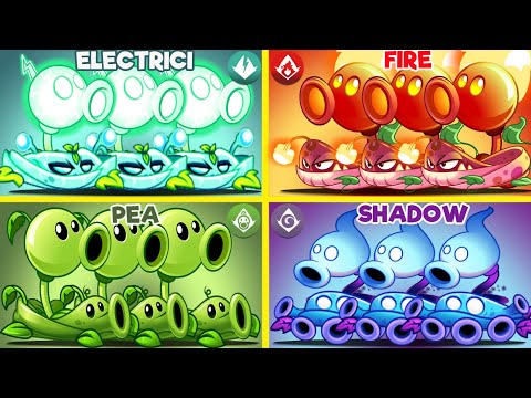 Peashooter Best Combination Peashooter+Vine -Team Plant Vs Team Plant-Who Will Win?PvZ