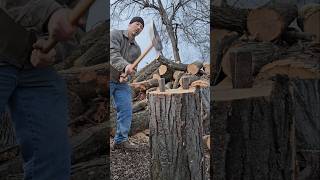 Download lagu EASY does it -- pro tip for splitting logs with wedges.  #wood #woodworking #diy #homesteading #axe mp3