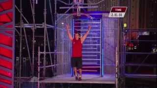 Joe Moravsky at American Ninja Warrior 2013 National Finals Stage 2