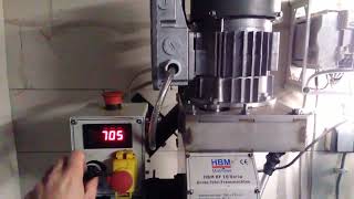 HBM BF16 Milling machine - Upgrade motor with frequency converter