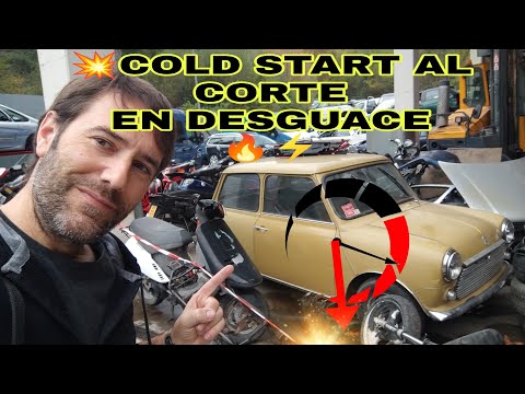 ⚡ARRANCAR COCHES DE DESGUACE PARADOS AL CORTE 💥🔥Extreme COLD STARTS 😍FELIZ!!