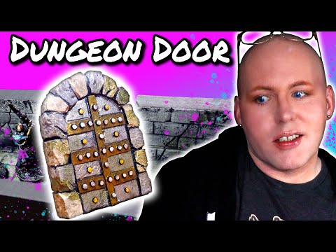 Dungeon Door for Boss D&D Terrain (Building a Dungeon Ep 23)