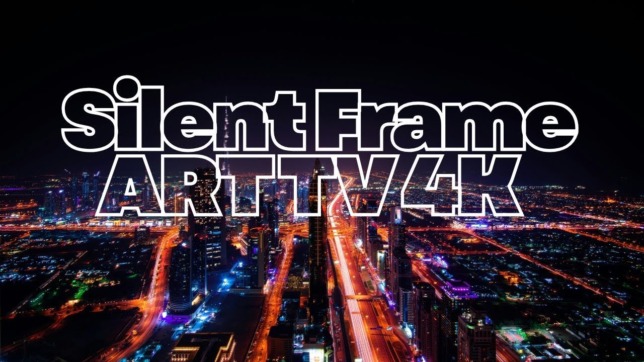 2 Hours of Silent Frame art tv: The Geometry of Midnight wallpaper 4K