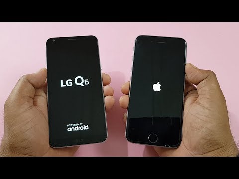 LG Q6 vs iPhone 6 Speed Test Comparison | Which is Fast!