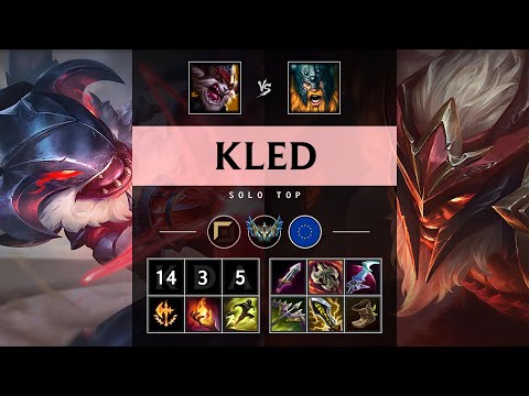 Kled Top vs Olaf - EUW Challenger Patch 25.13
