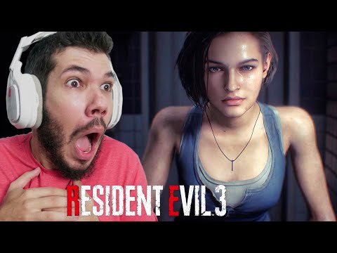 RESIDENT EVIL 3 REMAKE - TRAILER REACT | MINHA REAÇÃO A REVELAÇÃO DO RE3