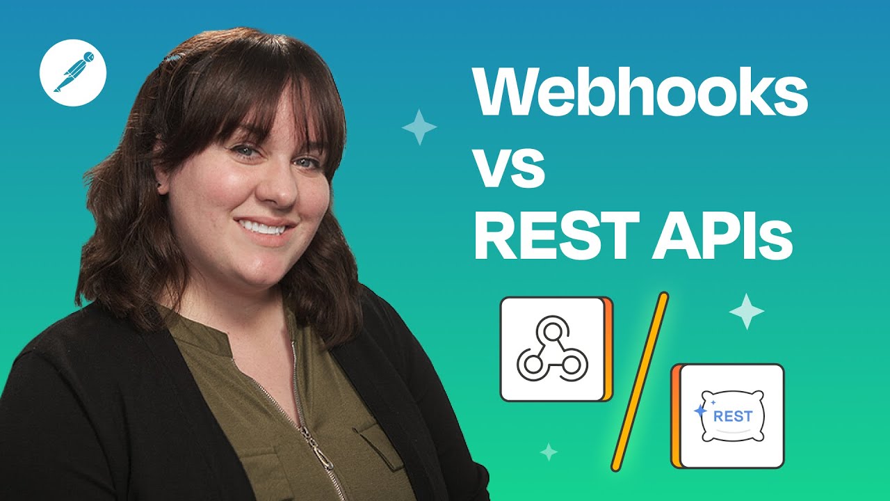 Webhooks vs REST APIs video thumbnail