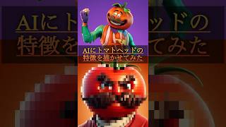 AIにトマトヘッドの特徴を描かせてみた　#フォートナイト　#shorts  #short  #トマト　#ゲーム　#ai