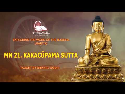 19. MN 21. KAKACŪPAMA SUTTA | EXPLORING THE WORD OF THE BUDDHA (PART 3) - BHIKKHU BODHI