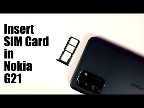 How to Insert SIM Card in Nokia G21