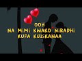 Jux Ft. Zuchu - Nidhibiti (Lyric Video By HolyKing Media)