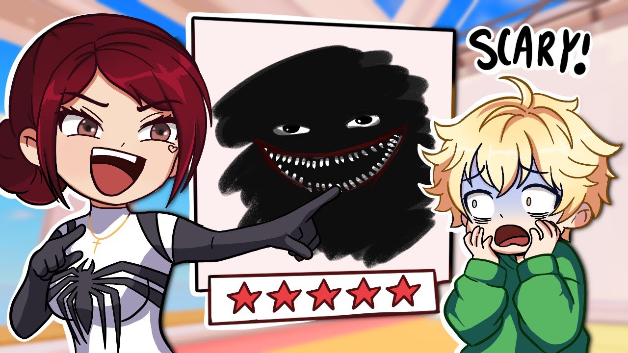 Trolling Children on ROBLOX with Scary Drawings...