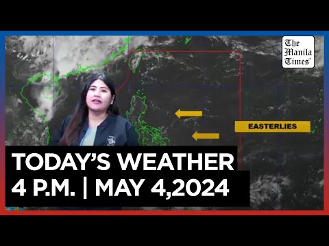 Today's Weather, 4 P.M. May 4, 2024