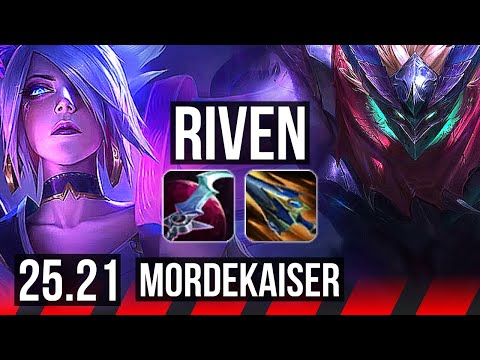 RIVEN vs MORDEKAISER (TOP) | EUW Master | 25.21