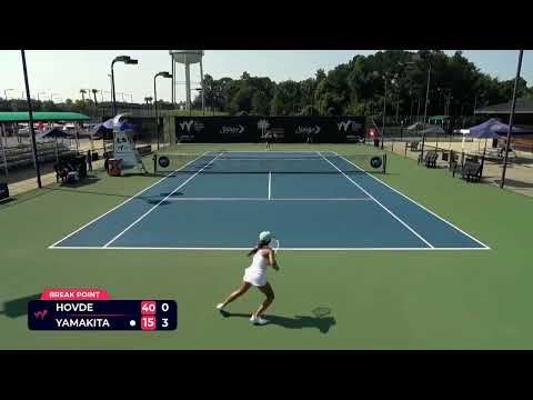 Liv Hovde (USA) vs Mia Yamakita (USA) // 6-4 6-2 // W75 Sumter SC // Qualifying 2nd Round