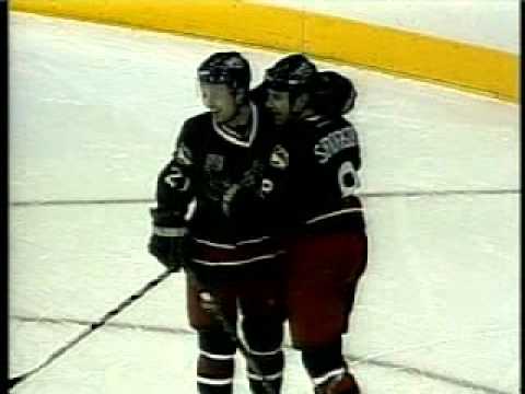 Goeff Sanderson 1st Hat Trick in Blue Jackets History 2/10/01