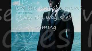 I love The Way She Moves---Akon &amp; Zion (lyrics)