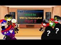 Past Countryhumans react to WW2 by Oversimplied Part 2 + two more guests