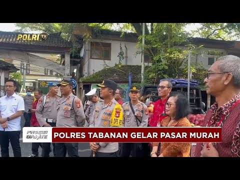 PRESISI UPDATE: POLRES TABANAN GELAR PASAR MURAH 27/02/2025 10.00