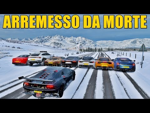 LAMBORGHINI VS FERRARI NO ARREMESSO DA MORTE - FORZA HORIZON 4 - GAMEPLAY