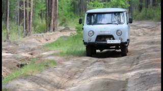 preview picture of video 'АГАТ АВТО 4WD van on Olkahon Island, Lake Baikal, Siberia, Russia'