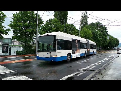 VBL HESS Swisstrolley 3 Linie 2 Luzern - Emmenbrücke Wende Luzern Bahnhof