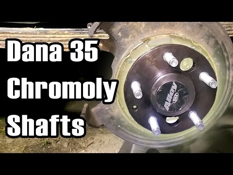 89 Cherokee Dana 35 Chromoly Axle Shafts