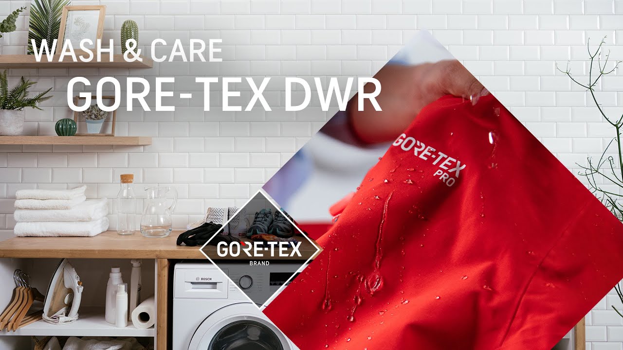 How to restore the GORE-TEX DWR (durable water repellency) | Wash & Care