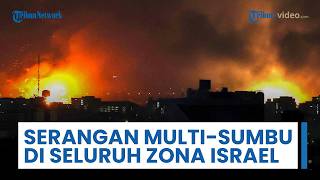 Serangan Multi-sumbu Iran Hantam Berbagai Wilayah Israel, 100 Rudal Berat & 200 Artileri Diluncurkan